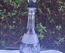 Stunning Mappin &Webb Sterling Silver Cut Glass Decanter(1878)