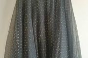 ESPRIT Black Tulle Skirt with Gold Metallic Dots