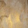 Gold Floral Textured Wall Art Image 3