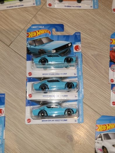 24 Japanese hotwheels