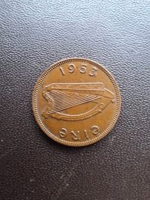 Irish Republic. 1953 Farthing. Good condition!