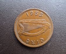 Irish Republic. 1953 Farthing. Good condition!