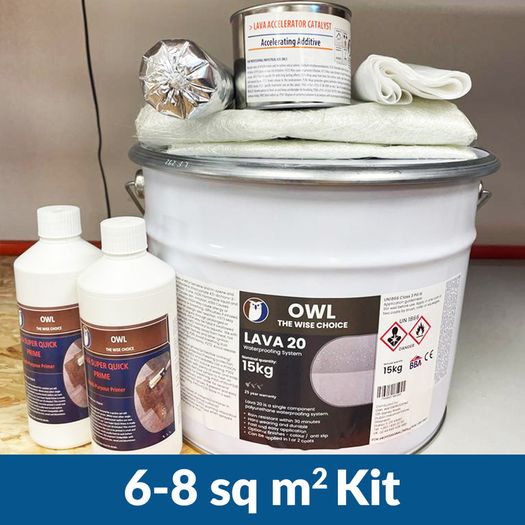 High quality Home Flat roof waterproofing kit, Roof Repair Kit 8 to 6m2