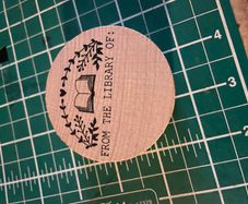 Wooden Rubber Stamp
