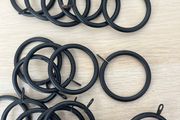Large Black Metal Curtain Rings