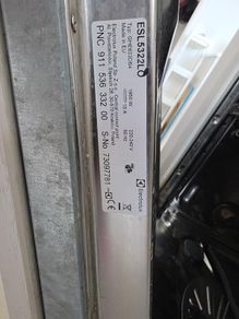 Electrolux integrated dishwasher