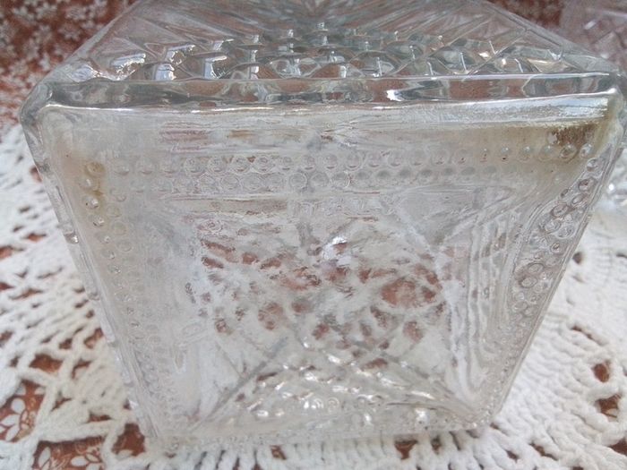 Italian Cut Glass Crystal Decanter