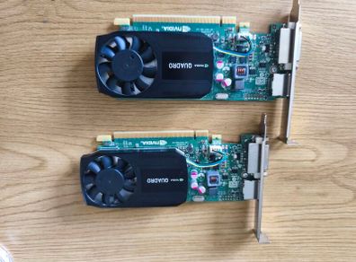 2x NVIDIA Quadro K620 2GB Graphics Cards