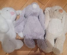 Plush Soft Toy Bunnies x3