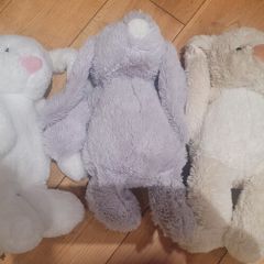 Plush Soft Toy Bunnies x3