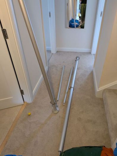 ikea storage stolmen rails