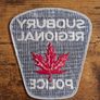 Vintage Sudbury Regional Police Canada Shoulder Badge, obsolete - free standard postage Image 2