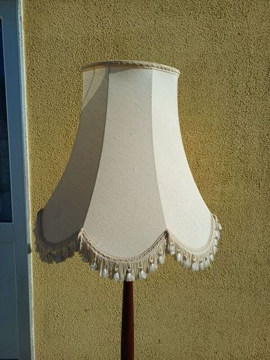 Vintage Mahogany Floor Lamp