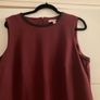 Esprit Burgundy Pinny Image 4