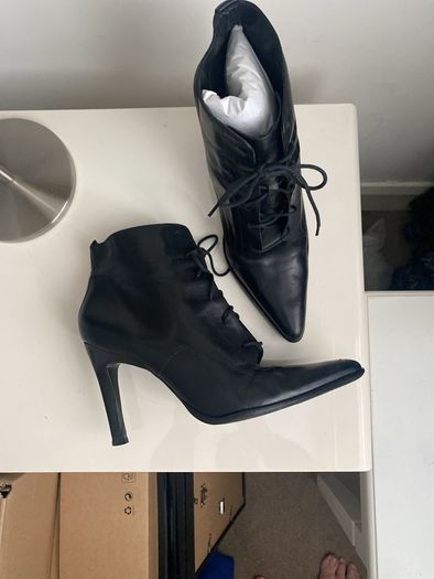 Ankle Boot Black Stillettir