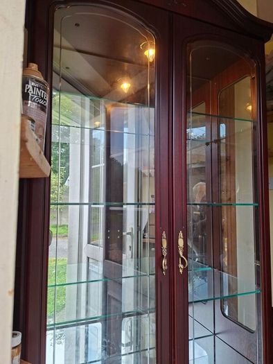 Corner Display Cabinet, Kitchen or Sitting Room.