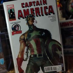 Captain America ! Issue #605 ! Two Americas ! Apparent Death of Captain America ("Steve Rogers") ! 2010 ! by Marvel !