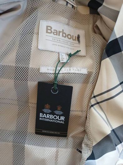 Barbour Suri checked waterproof jacket  brand new with tags