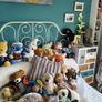 IKEA Double bed - white metal frame with mattress and under-bed storage Image 5