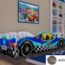 Single kids Car Bed ZENITH-- FREE led lights FREE delivery mattress included Image 9