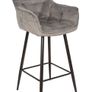 Capri Bottle Velvet Arm Bar Stool Image 2