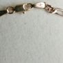 Vintage 9Ct GOLD  Green CZ Claddagh Bracelet L-7,4"   3,38g Image 8