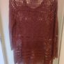 George burgundy knitwear long line jumper size UK22 EU50 Postage included Image 4