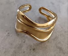 Costume Statement Gold Tone Ring