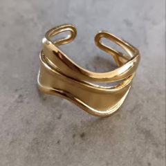 Costume Statement Gold Tone Ring