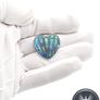 925 Silver Abalone Heart Brooch Image 6