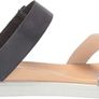 ECCO Womens Simpil Flat Sandal, Black / limestoneblack, 36 EU Image 2