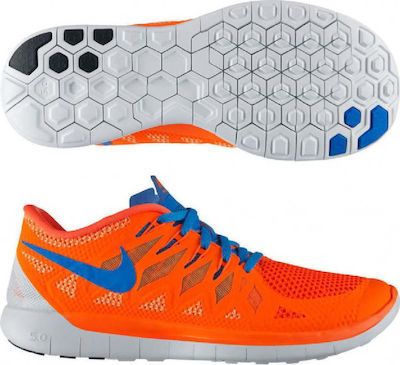 Nike Free 5.0 Bright Orange UK 11/ US 12 Deadstock