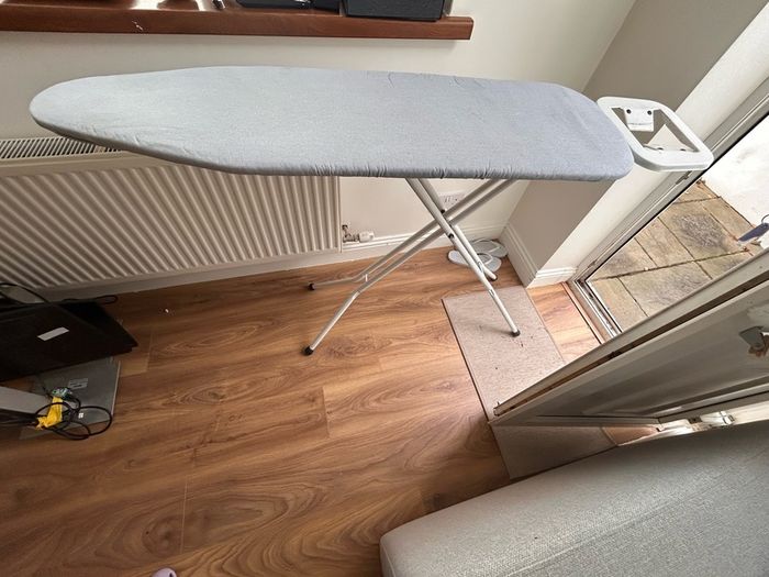 iron and ironing board