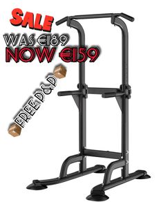 NEW SALE | Pull Up Bar Power Tower Exercise Euipment for Home Gym Dip Station Adjustable Height