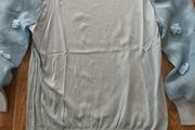 Savida Blue Flower Detail Dressy Jumper Size Large