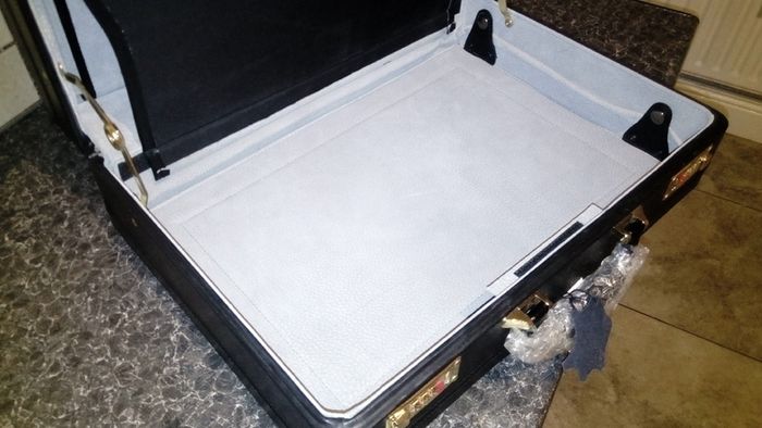 Brief Case Black  With Grey Interior