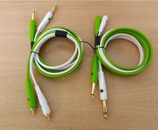 2x:  Neo by Oyaide d+ Class B RTS - RCA Plug To 6.35mm TS Jack Plug (stereo set)