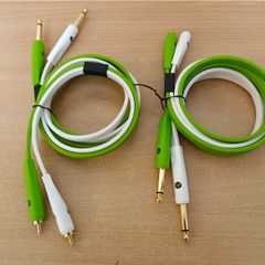 2x:  Neo by Oyaide d+ Class B RTS - RCA Plug To 6.35mm TS Jack Plug (stereo set)