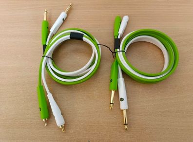 2x:  Neo by Oyaide d+ Class B RTS - RCA Plug To 6.35mm TS Jack Plug (stereo set)