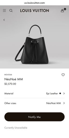 Louis Vuitton handbag NeoNoe