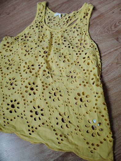 Yellow Beachwear Top  Size 12-14
