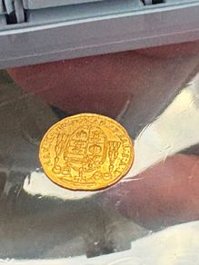 1/4 Ducat  Austrian St.  Salzburg. 1671 gold coin RARE