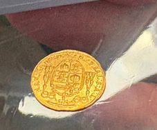 1/4 Ducat  Austrian St.  Salzburg. 1671 gold coin RARE
