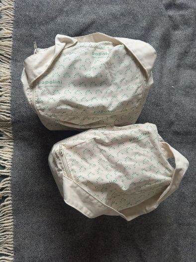 2 Sets of Popolini Newborn Cloth Nappies - Brand New, Never Used