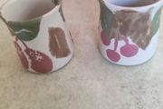 Set Of 2 Small Vessel By Conwy Pottery.