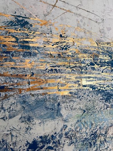 Large Textured Abstract Canvas