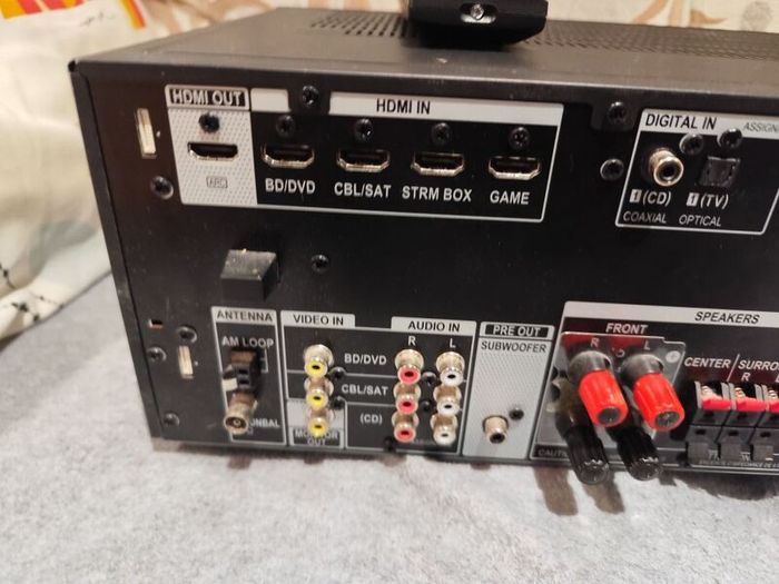 Faulty Pioneer VSX-531 red HDMI light flashing, no power up