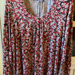 Floral Print Long Sleeve Top by DASH Size UK 18
