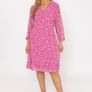 Carraig Donn Roisin Pink Knee Length Dress. Large Image 4