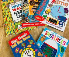 Children's Activity and Learning Books Bundle - Where's Wally, Pirate, Maths etc